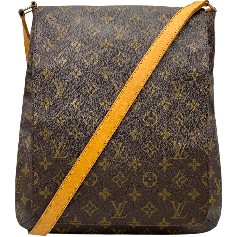 ルイ・ヴィトン LOUIS VUITTON ミュゼット M51256 ブラウン モノグラム ユニセックス ショルダーバッグ【中古】