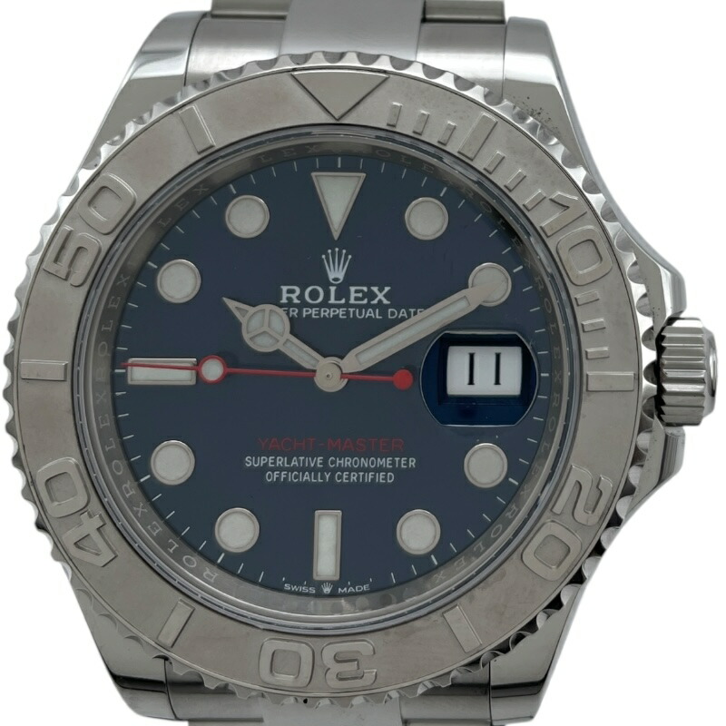 ロレックス ROLEX ヨットマスター 126622 ブルー Pt/SS 自動巻き メンズ 腕時計【中古】 824,950円