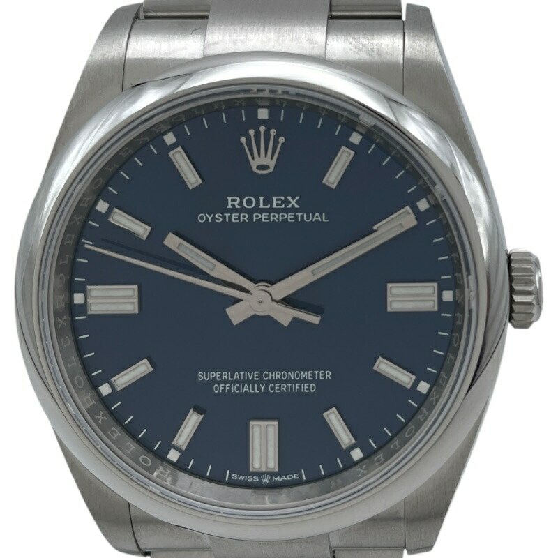 ロレックス ROLEX オイスターパーペチュアル36 126000 ブルー SS 自動巻き メンズ 腕時計【中古】 553,200円