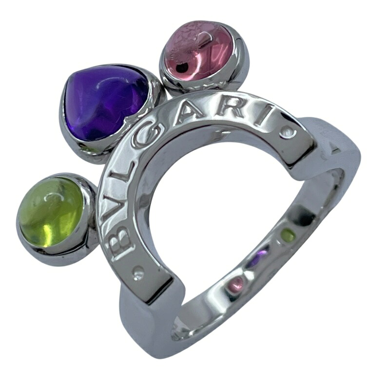 ブルガリ BVLGARI アレグラリング ホワイトゴールド 750 ジュエリー【中古】｜OKURA（おお蔵）店