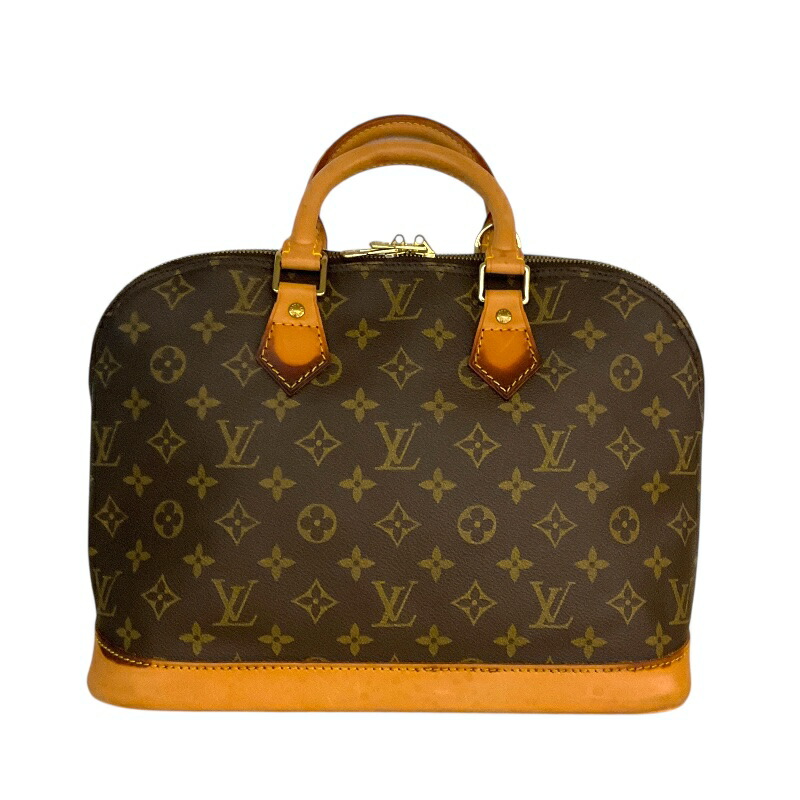 ルイ・ヴィトン LOUIS VUITTON アルマ M51130 ブラウン/ゴールド金具 PVCコーティングキャンバス レディース ハンドバッグ【中古】