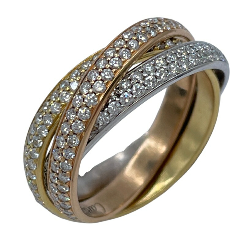 楽天市場】【緑屋質屋】【訳あり】カルティエ トリニティ リング