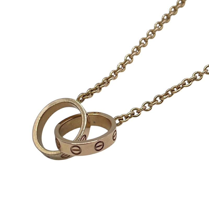 カルティエ Cartier ベビーラブネックレス ピンクゴールド 750 ジュエリー【中古】