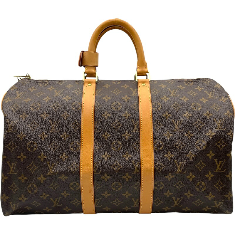 【6/1～ 最大限度30,000円OFF引き換え証！】ルイ・ヴィトン LOUIS VUITTON キーポル45 M41428 赤銅色 モノグラム レディース ボストンバッグ【中古】