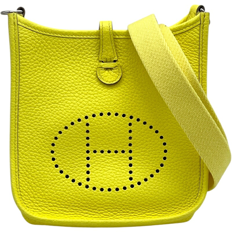 エルメス HERMES エヴリンTPM B刻 リモンチェッロ SV金具 トリヨン レディース ショルダーバッグ【中古】 レディースバッグ-バッグ-バッグ・小物・ブランド雑貨
