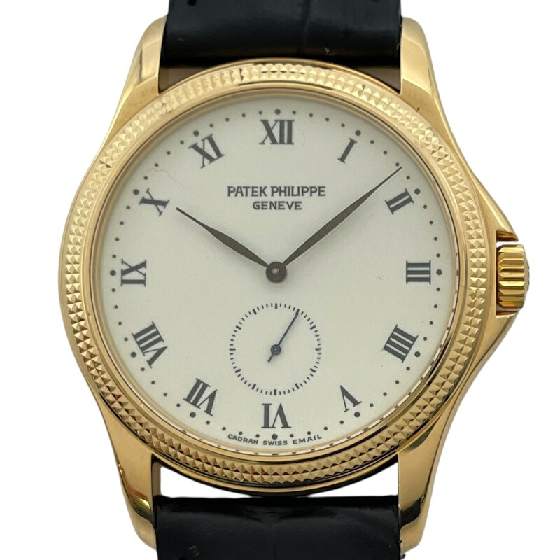 パテック・フィリップ PATEK PHILIPPE カラトラバ 5115J ホワイト k18YG 手巻き ユニセックス 腕時計【中古】