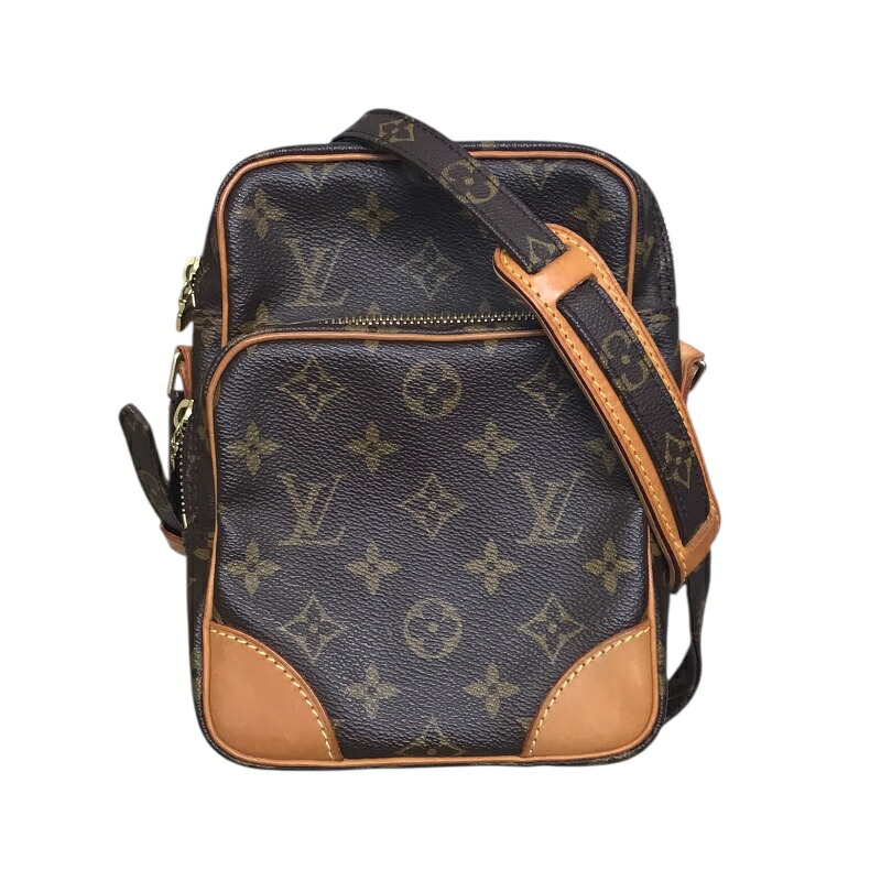 ルイ・ヴィトン LOUIS VUITTON アマゾン M45236 ブラウン PVC　レザー レディース ショルダーバッグ【中古】
