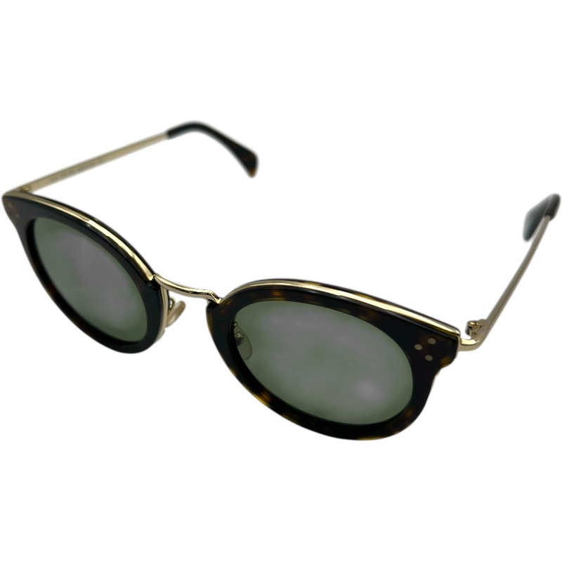 セリーヌ CELINE サングラス CL40011U ゴールド レディース サングラス【中古】