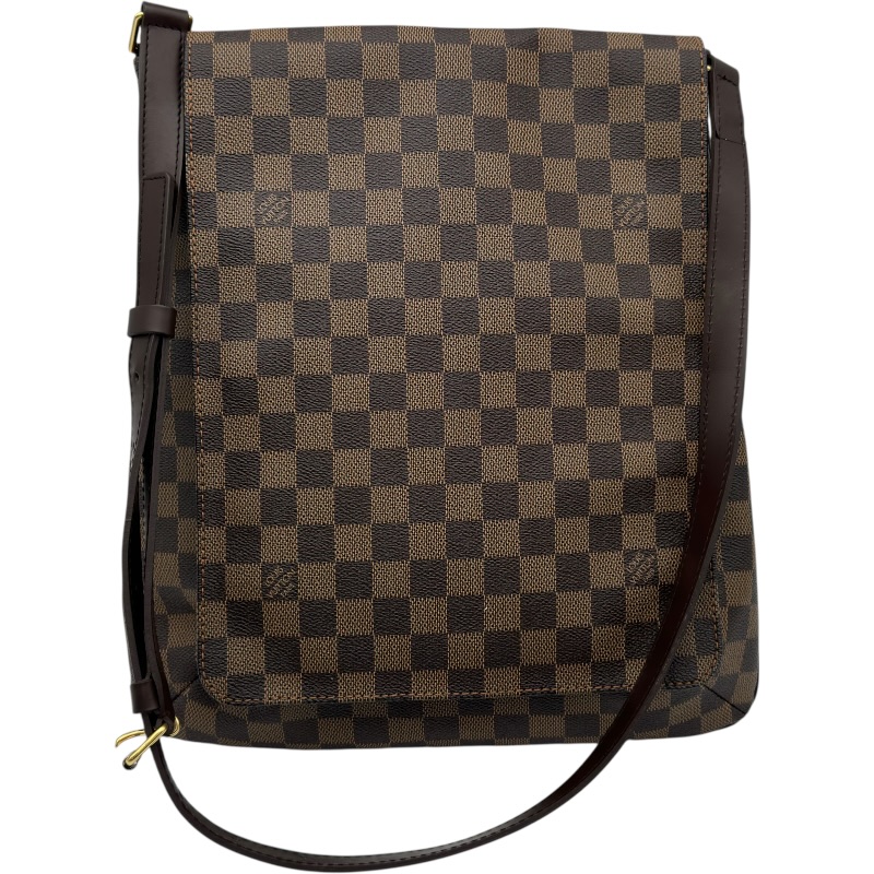 ルイ・ヴィトン LOUIS VUITTON ミュゼット N51302 ブラウン ダミエ レディース ショルダーバッグ【中古】