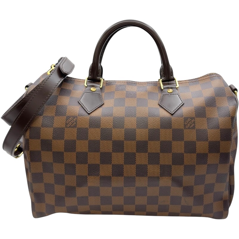 【6/1～ 最大限度30,000円OFFクーポン券！】ルイ・ヴィトン LOUIS VUITTON スピーディ・バンドリエール 30 N41367 赤銅色 ダミエ レディース ハンドバック【中古】