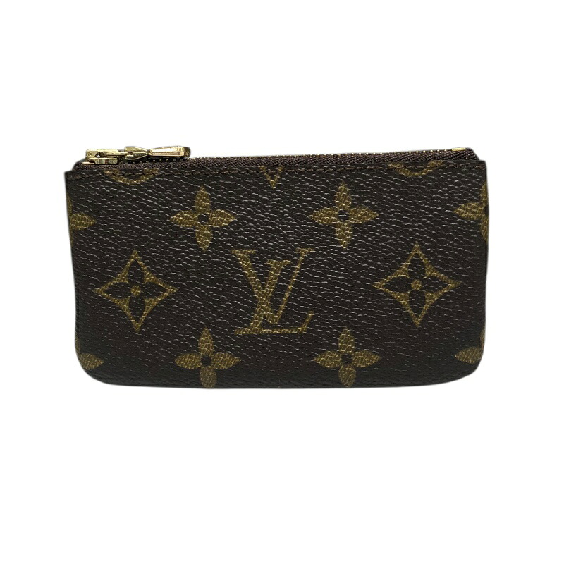ルイ・ヴィトン LOUIS VUITTON ポシェット・クレ M62650 ブラウン モノグラム ユニセックス コインケース【中古】
