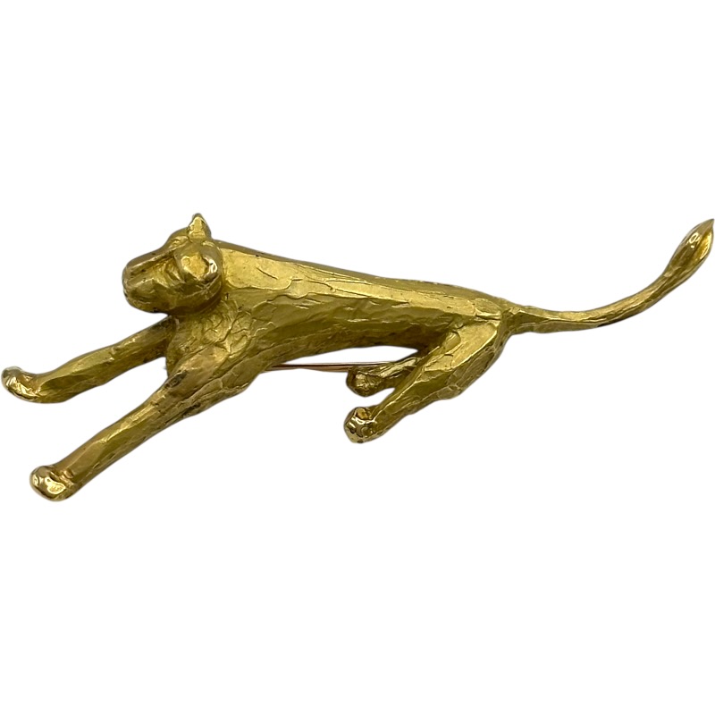 ショーメ CHAUMET アニマルブローチ ゴールド 750 ジュエリー【中古】｜OKURA（おお蔵）店