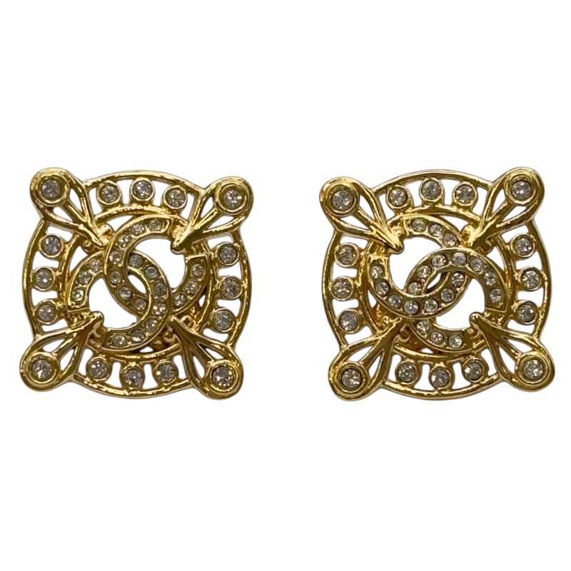 シャネル CHANEL ココマークピアス ゴールド メッキ アクセサリー【中古】｜OKURA（おお蔵）店