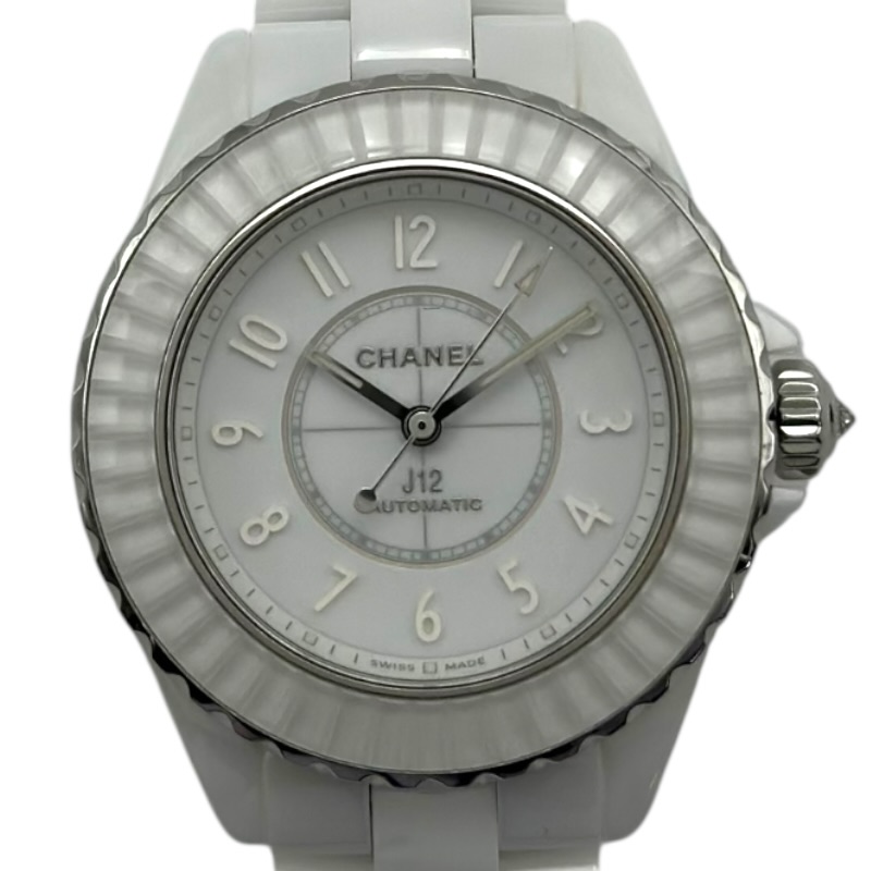 シャネル CHANEL J12 キャリバー12.2エディション1 33MM H6785 ホワイト セラミック 自動巻き レディース 腕時計【中古】 423,450円