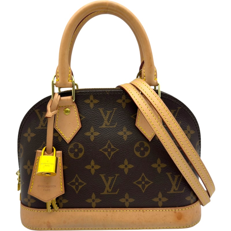 ルイ・ヴィトン LOUIS VUITTON アルマBB M53152 ブラウン モノグラム レディース ハンドバッグ【中古】
