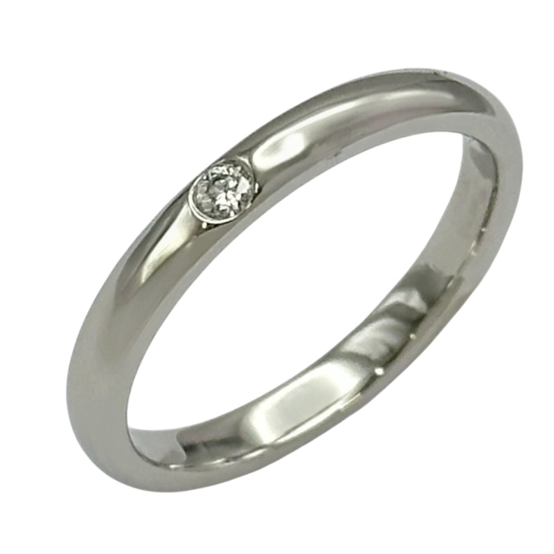 ハリーウィンストン HARRY WINSTON ラウンドカットマリッジダイヤリング プラチナ Pt950 ダイヤモンド ジュエリー【中古】
