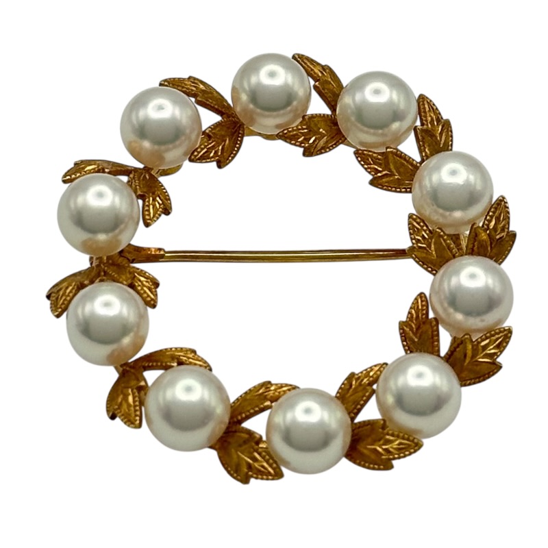 楽天市場】ミキモト MIKIMOTO ピンブローチ カーネーション モチーフ 1