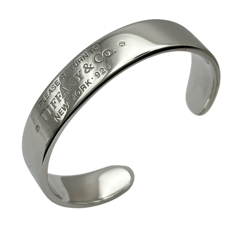 ティファニー TIFFANY＆CO リターントゥナローバングル シルバー 925 ジュエリー【中古】