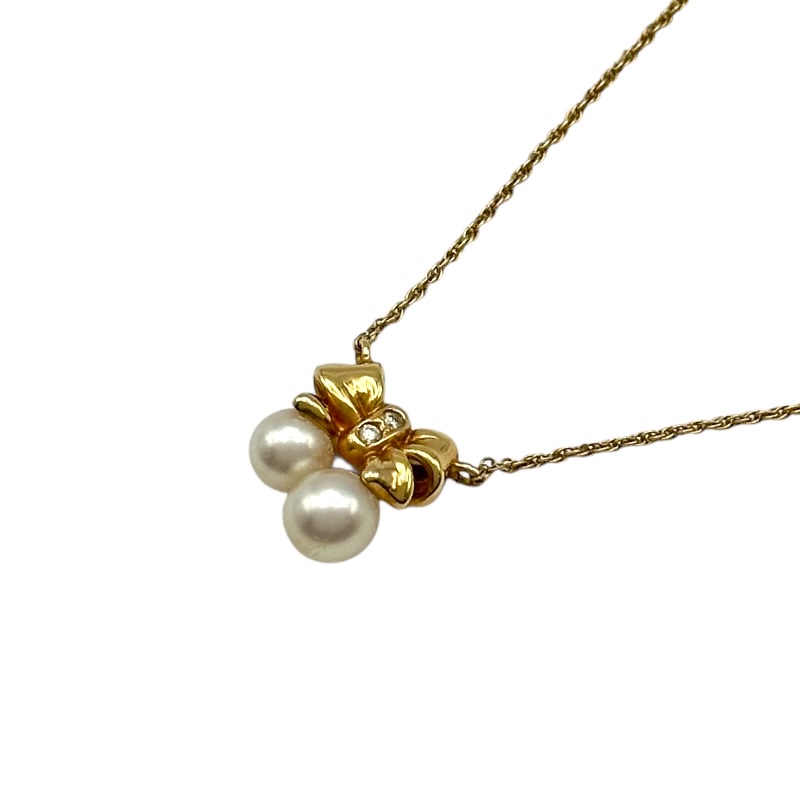 楽天市場】TASAKI 田崎真珠 ペンダントトップ K18YG リボン 18金