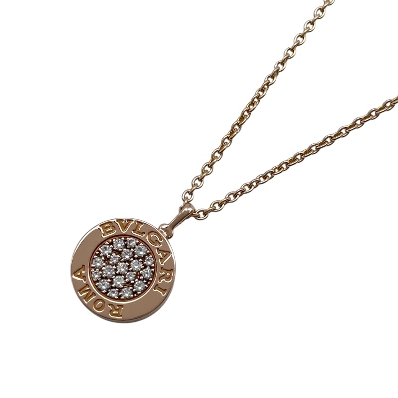 ブルガリ BVLGARI ブルガリブルガリネックレス ピンクゴールド 750 ジュエリー【中古】｜OKURA（おお蔵）店