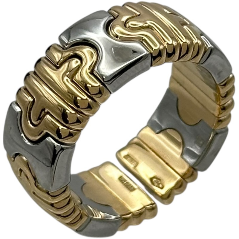 ブルガリ BVLGARI パレンテシリング ゴールド 750 ジュエリー【中古】