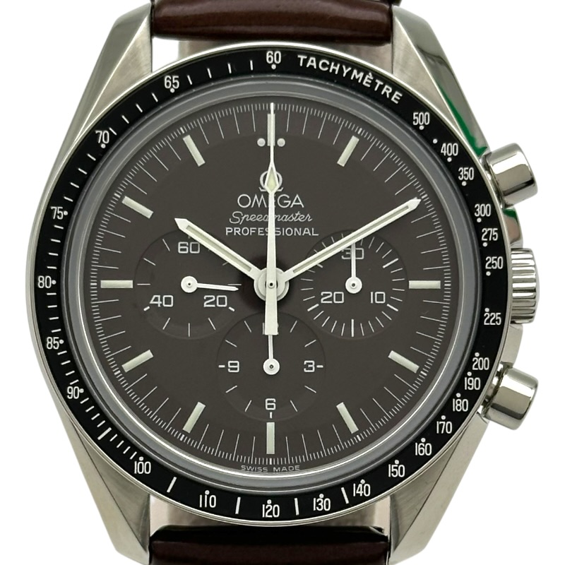 オメガ OMEGA スピードマスター ムーンウォッチ プロフェッショナル クロノグラフ 311.32.42.30.13.001 ブラック ステンレススチール 手巻き メンズ 腕時計【中古】
