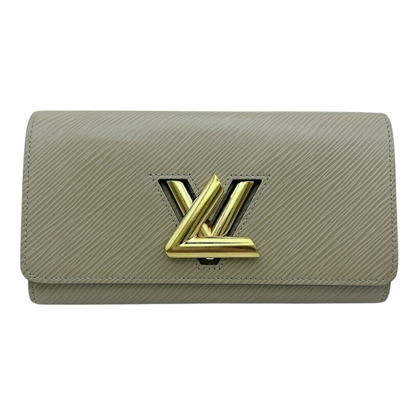 ルイ・ヴィトン LOUIS VUITTON ポルトフォイユ・ツイスト M67510 ベージュ　ゴールド金具 エピ レディース 長財布【中古】｜OKURA（おお蔵）店