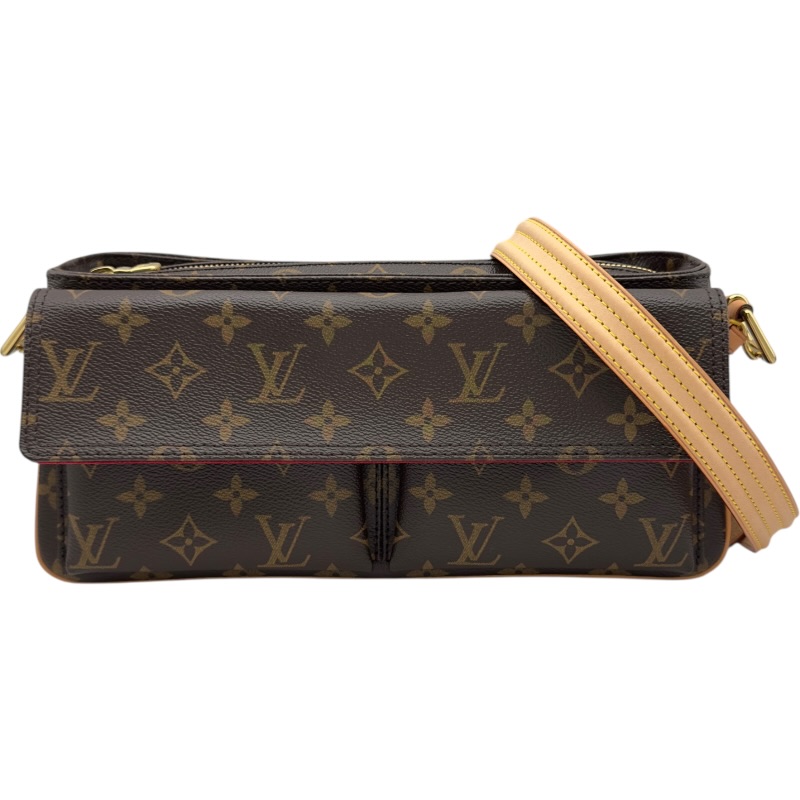 ルイ・ヴィトン LOUIS VUITTON ヴィバシテMM M51164 ブラウン モノグラムキャンバス　 レディース ショルダーバッグ【中古】