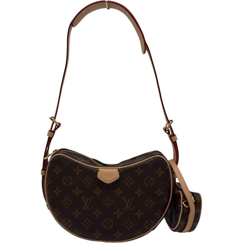 ルイ・ヴィトン LOUIS VUITTON クロワッサンショルダーバッグ M46828 ブラウン モノグラム レディース ショルダーバッグ【中古】