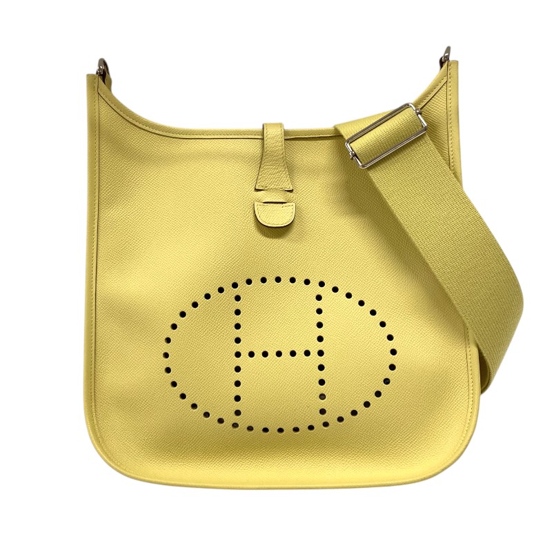 エルメス HERMES エヴリン3 PM T刻 ジョーヌプッサン シルバー金具 エプソン レディース ショルダーバッグ【中古】