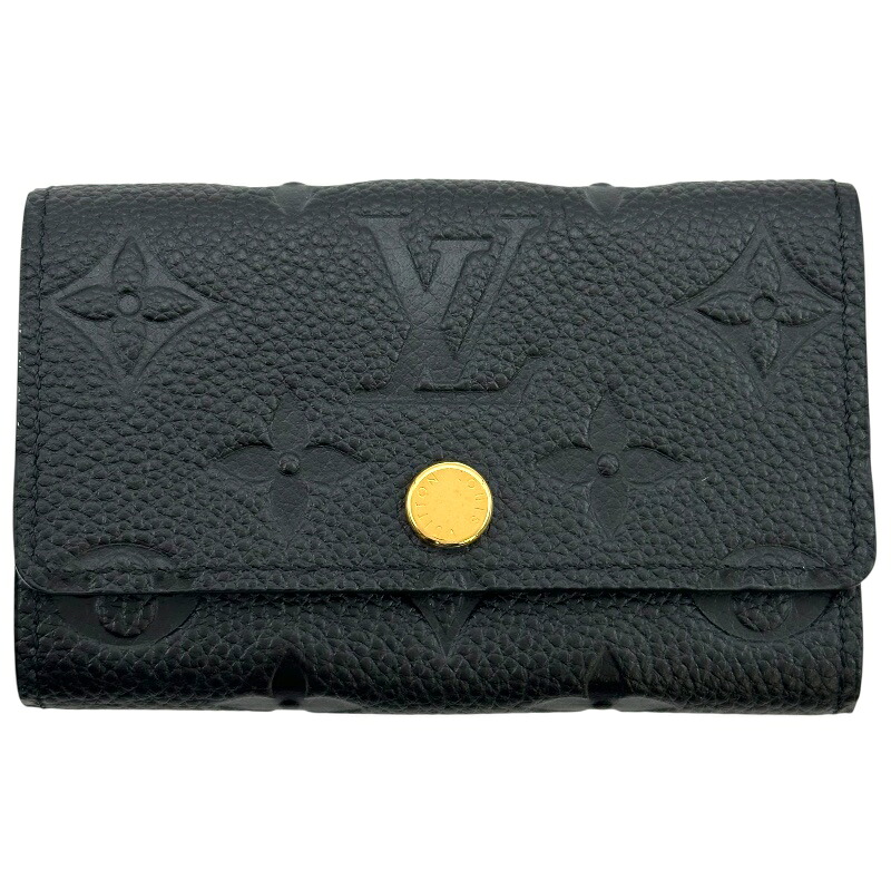 ルイ・ヴィトン LOUIS VUITTON ミュルティクレ 6 M64421 ブラック モノグラム・アンプラント ユニセックス キーケース【中古】