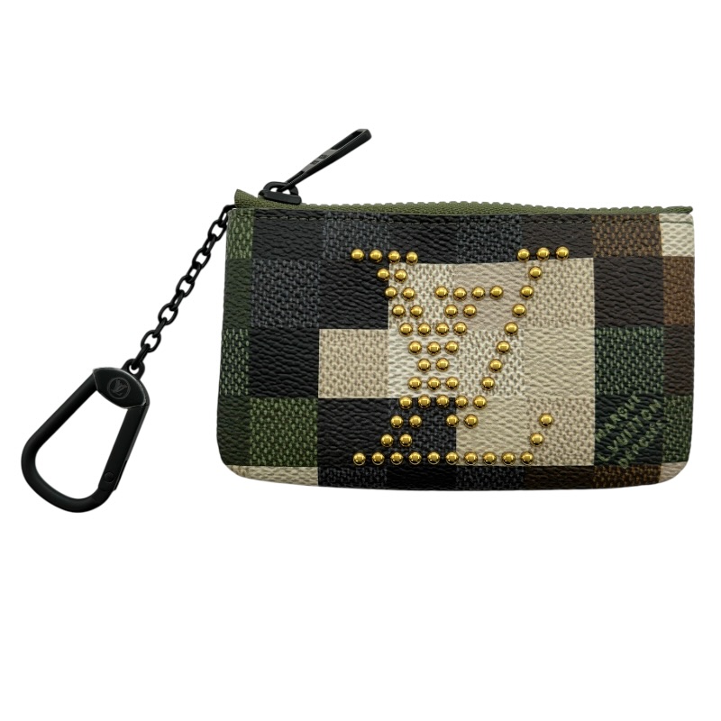 【6/1～ 最大限度30,000円OFF引き換え証！】ルイ・ヴィトン LOUIS VUITTON ポシェット・クレ M83175 緑であること ダミエポップ レディース コインケース【中古】