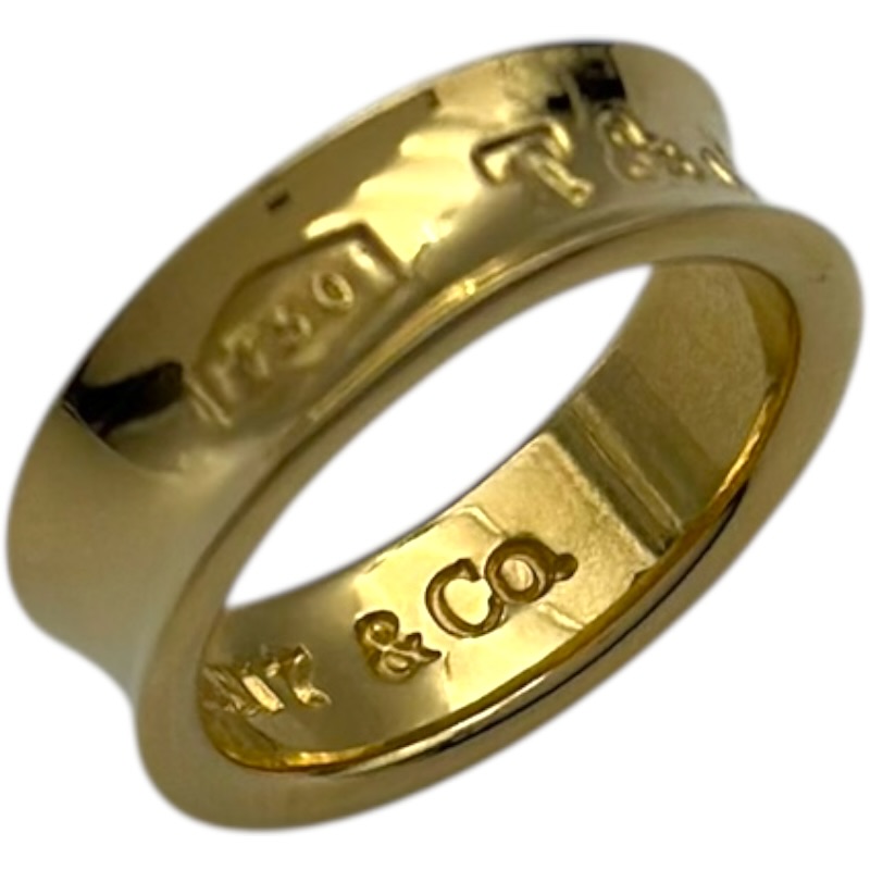 ティファニー TIFFANY＆CO 1837ナローリング ゴールド 750 ジュエリー【中古】