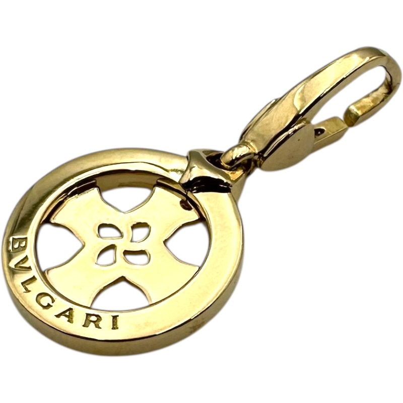 ブルガリ BVLGARI トンドクロスペンダントトップ ゴールド 750 ジュエリー【中古】|OKURA(おお蔵)店