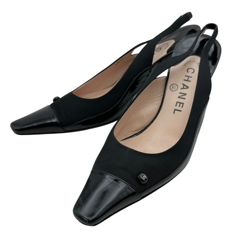 楽天市場】CHANEL シャネル レザー フラット パンプス レディース