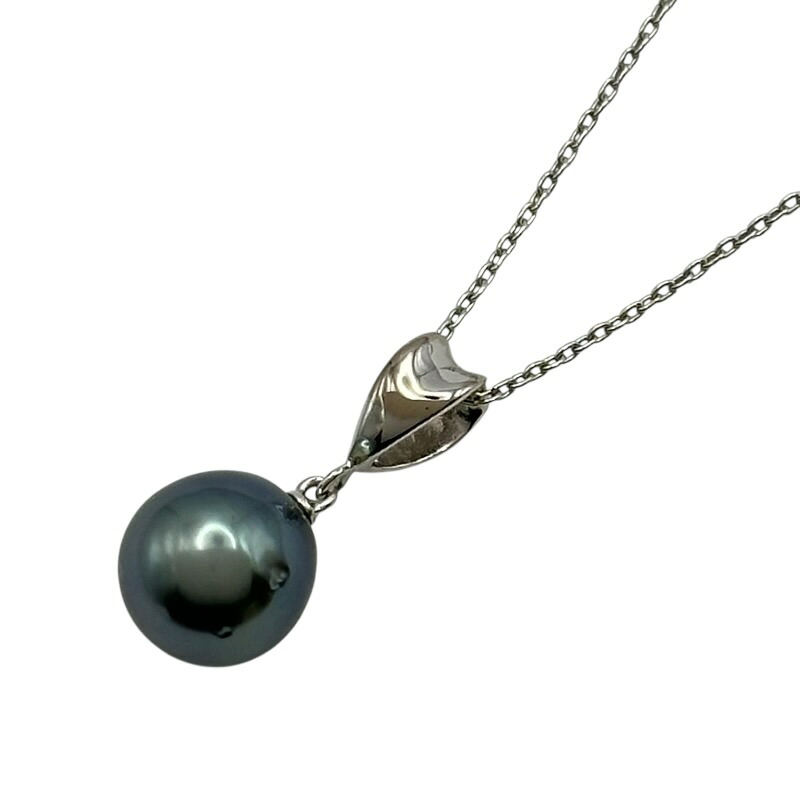 ミキモト MIKIMOTO ペルリータネックレス ホワイトゴールド K18WG ジュエリー【中古】