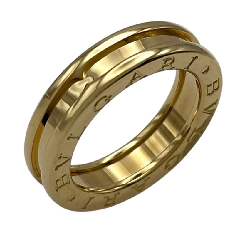 ブルガリ BVLGARI ビーゼロワンリング1バンド(XS) ゴールド Au750 ジュエリー【中古】｜OKURA（おお蔵）店