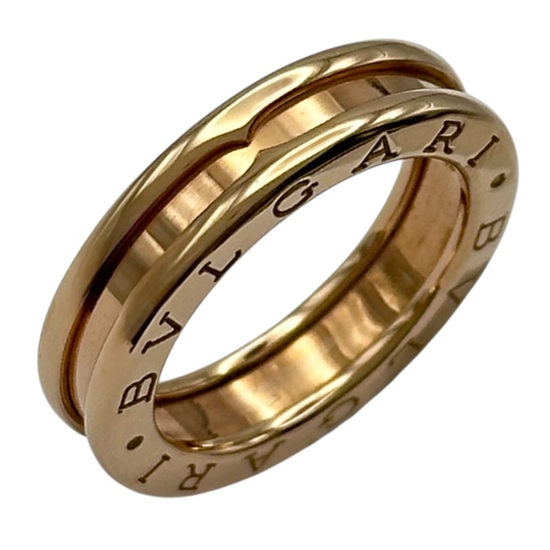 ブルガリ BVLGARI ビーゼロワンリング1バンド(XS) ピンクゴールド 750 ジュエリー【中古】
