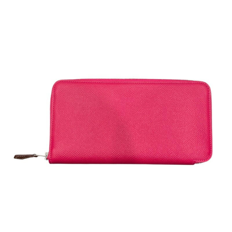 エルメス HERMES アザップロングシルクイン Z刻 フランボワーズ エプソン レディース 長財布【中古】