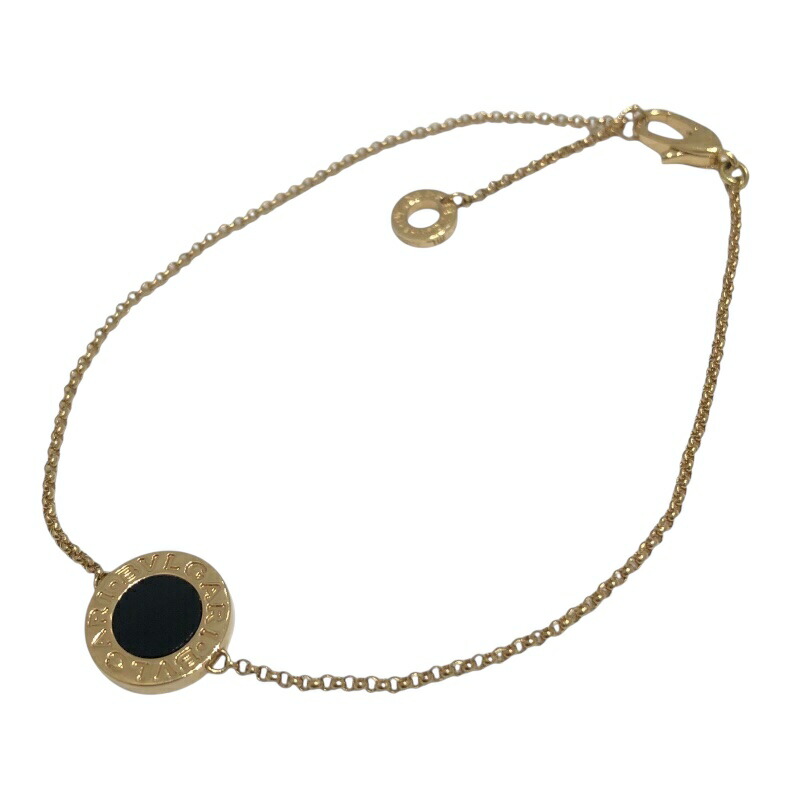 ブルガリ BVLGARI ブルガリブルガリブレス ゴールド 750 オニキス ジュエリー【中古】