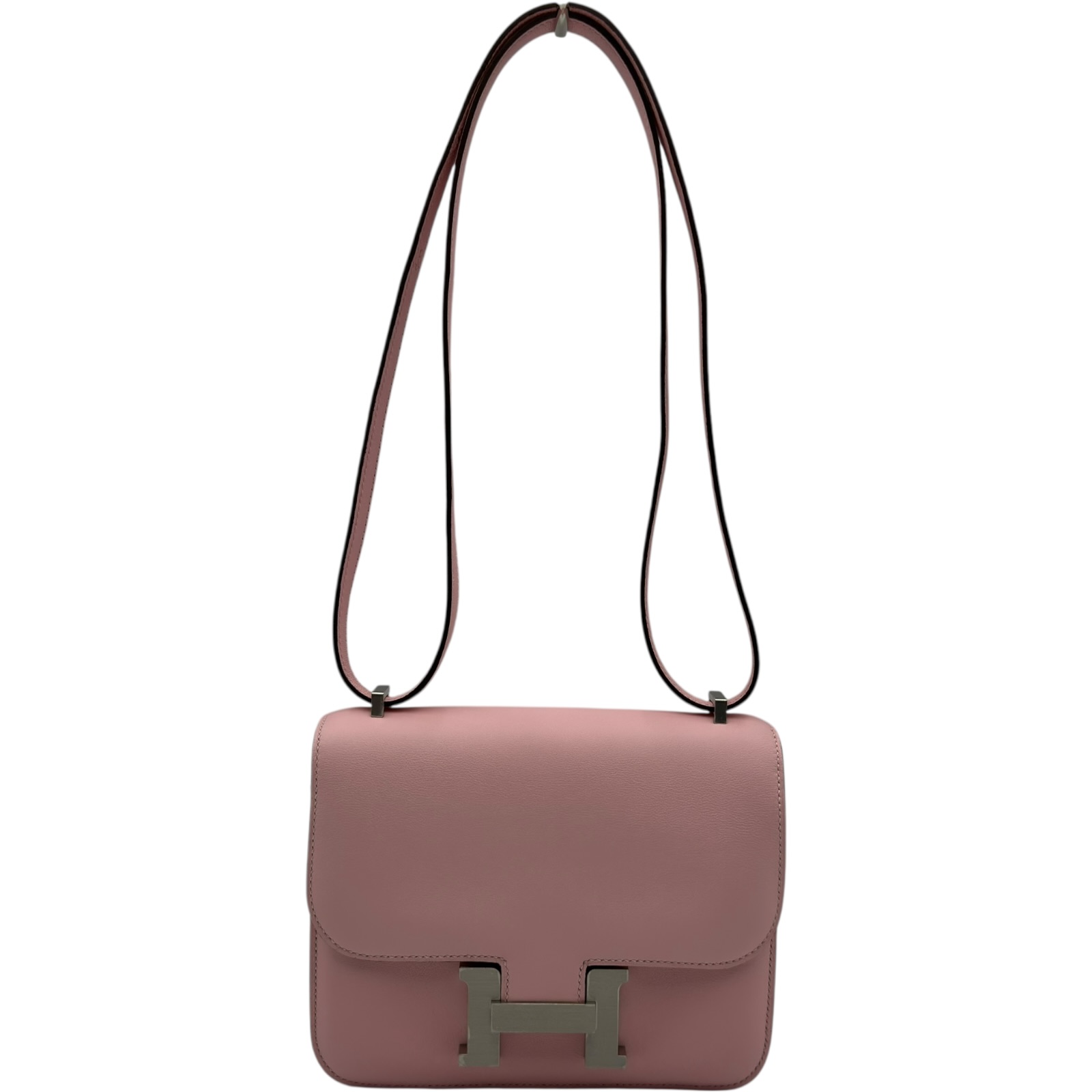 エルメス HERMES コンスタンス3 ミニ K刻 ローズサクラ シルバー金具 スイフト レディース ショルダーバッグ【中古】