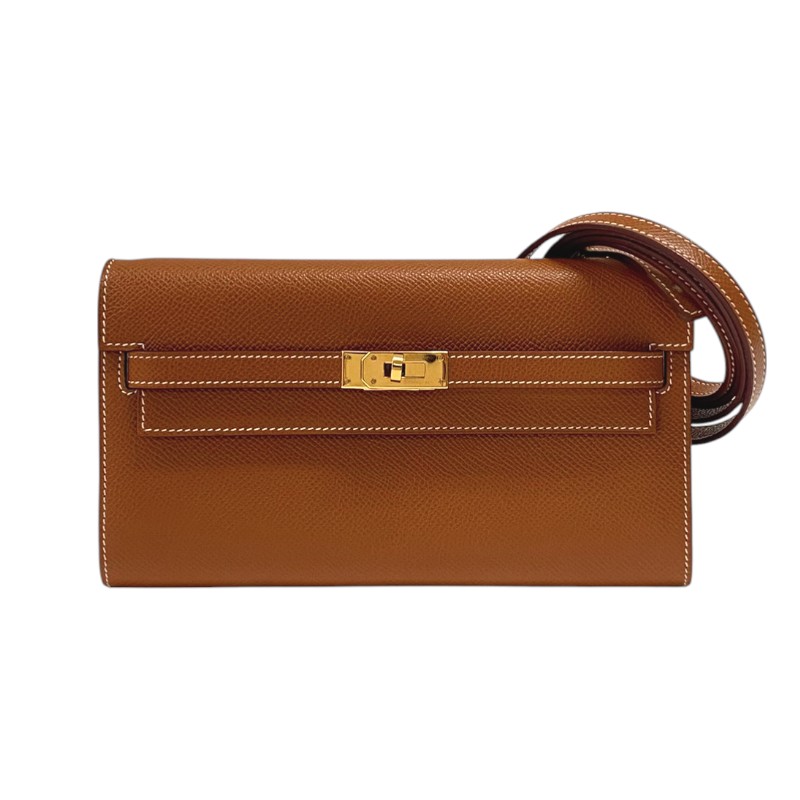 エルメス HERMES ケリートゥーゴー U刻 ゴールド ゴールド金具 エプソン レディース ショルダーバッグ クラッチペダル御徒面子【中古】