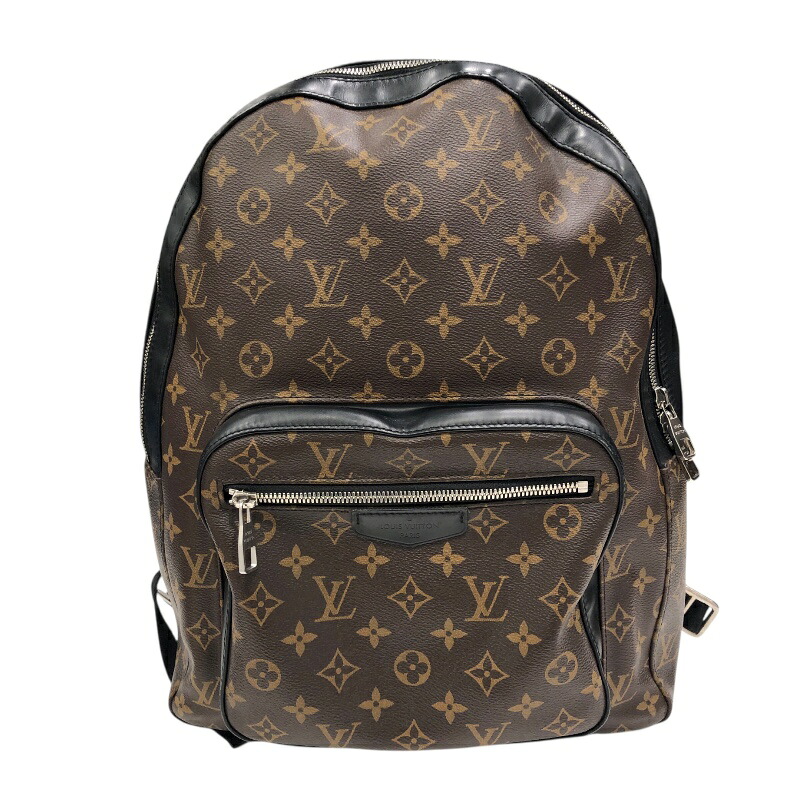 ルイ・ヴィトン LOUIS VUITTON ジョッシュ M41530 ブラウン モノグラム・マカサー メンズ リュック・デイパック【中古】
