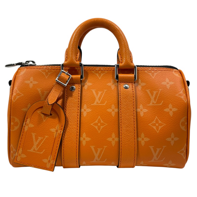 ルイ・ヴィトン LOUIS VUITTON キーポル・バンドリエール25 M31044 タンジェリン タイガラマ メンズ ショルダーバッグ【中古】