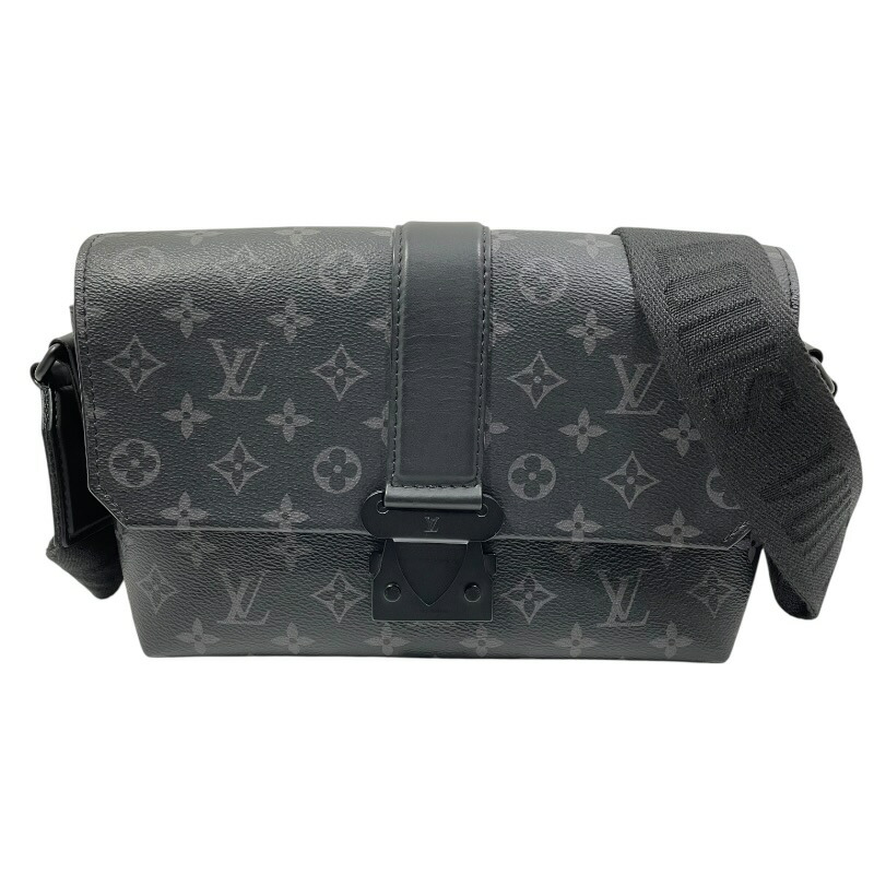 ルイ・ヴィトン LOUIS VUITTON Sケープ・メッセンジャー M46794 ブラック モノグラム・エクリプス メンズ ショルダーバッグ【中古】