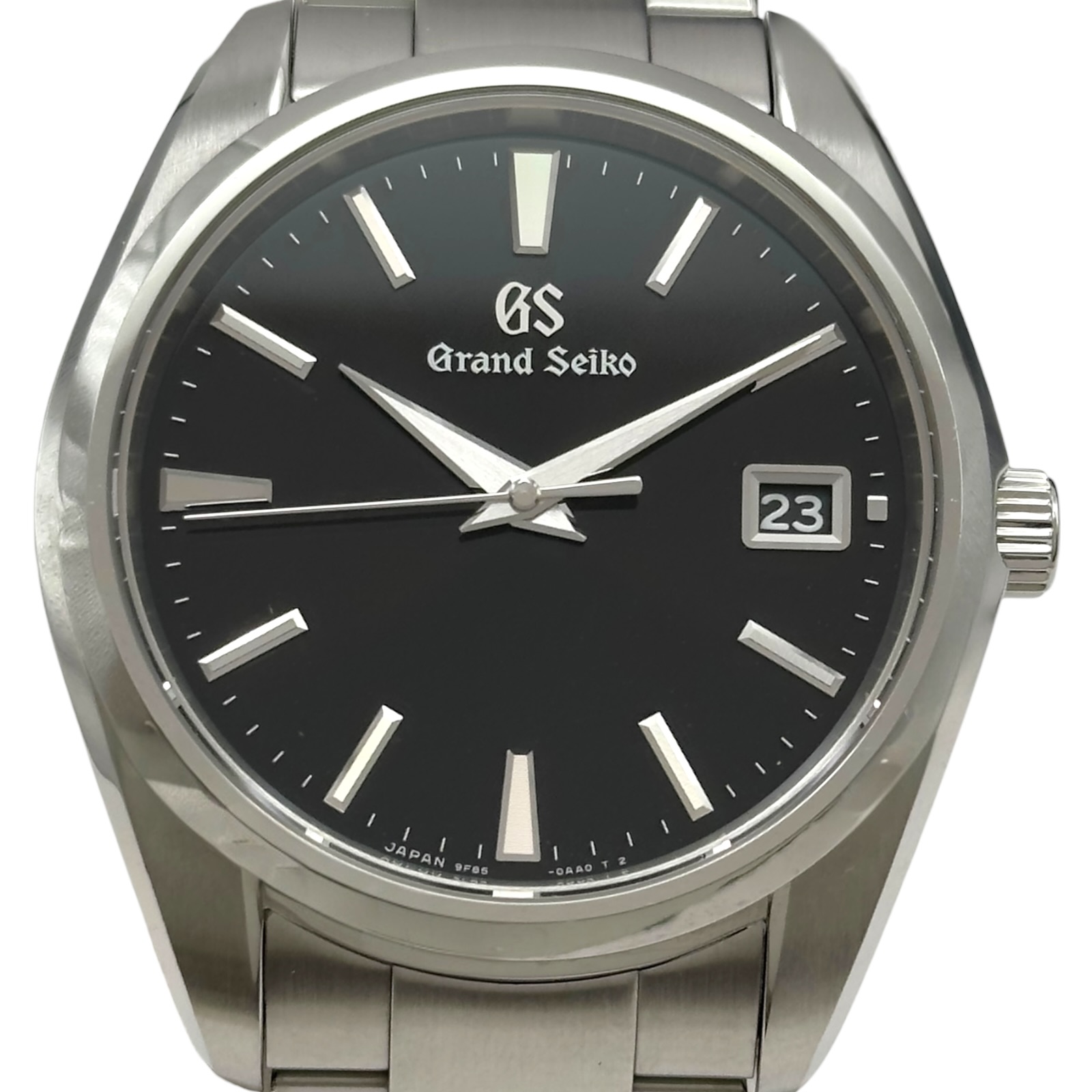 グランドセイコー Grand Seiko ヘリテージコレクション 9Fクォーツ SBGP011(9F85-0AC0) ブラック ステンレススチール クオーツ メンズ 腕時計【中古】