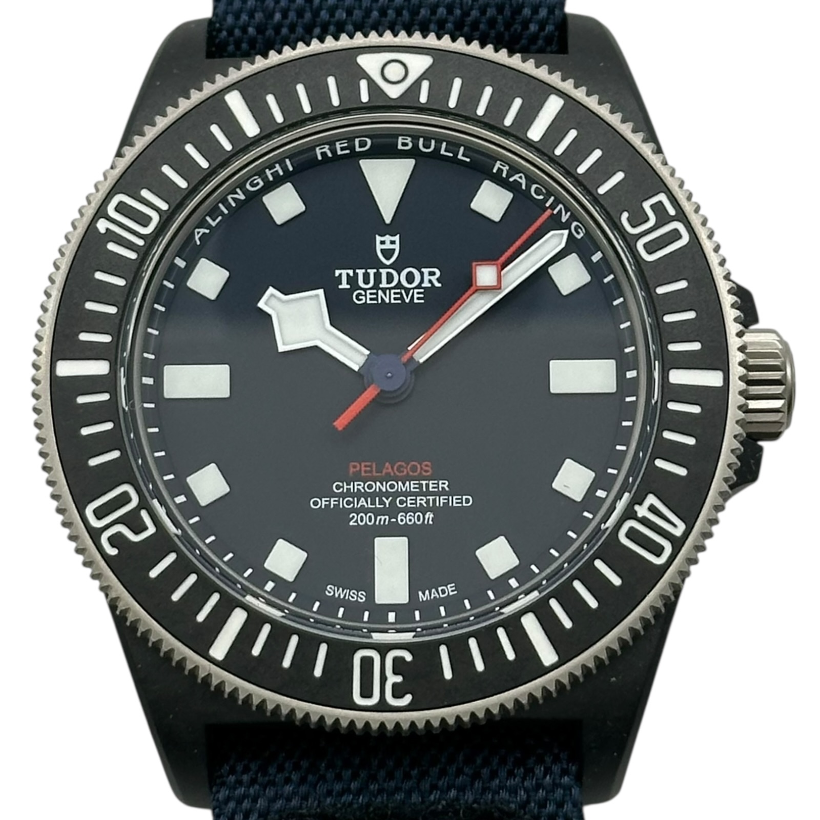 チューダー/チュードル TUDOR ぺラゴス FXD アリンギ レッドブルレーシング 25707KN ブルー カーボン 自動巻き メンズ 腕時計【中古】
