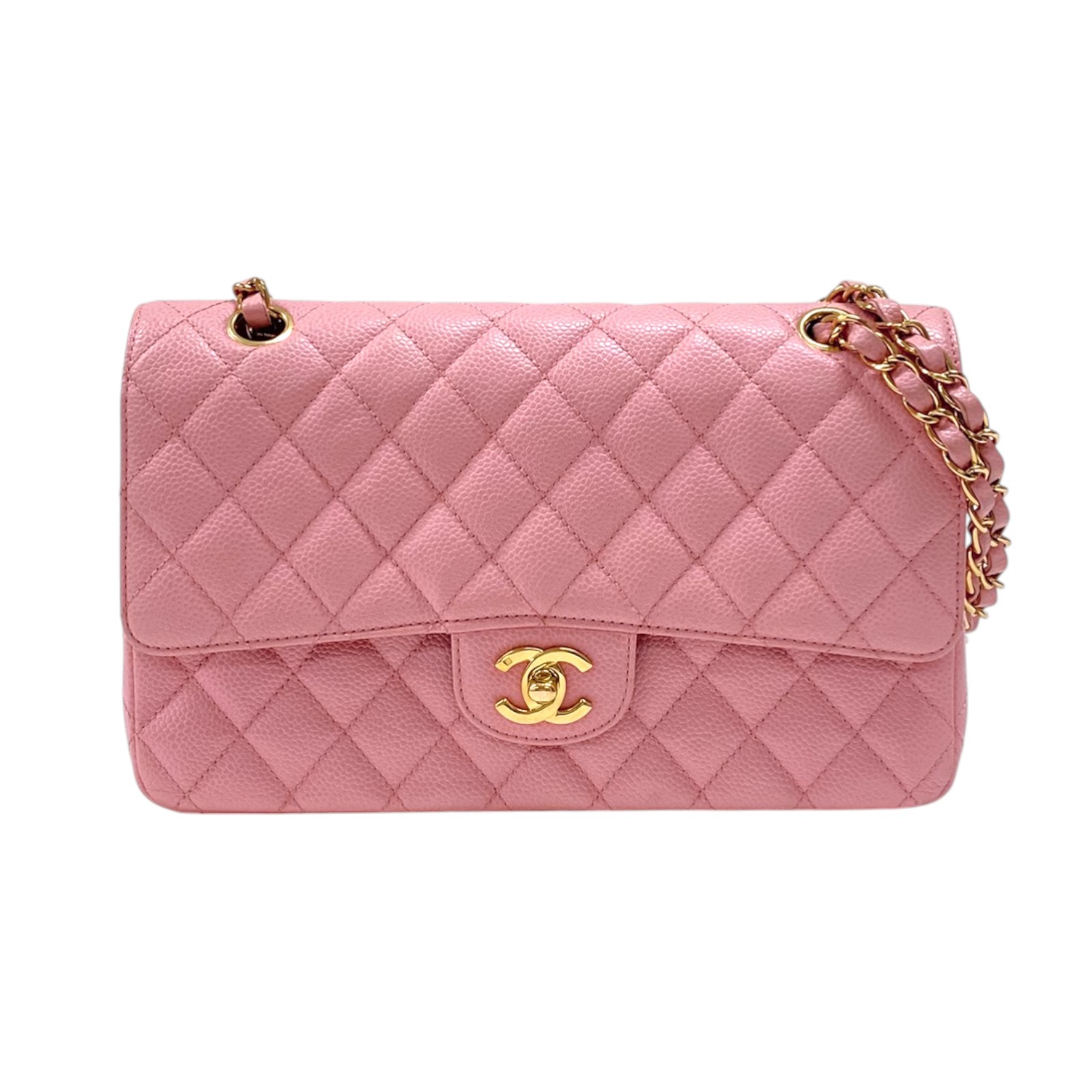 楽天市場】シャネル CHANEL マトラッセ25 A01112 ピンク ゴールド金具