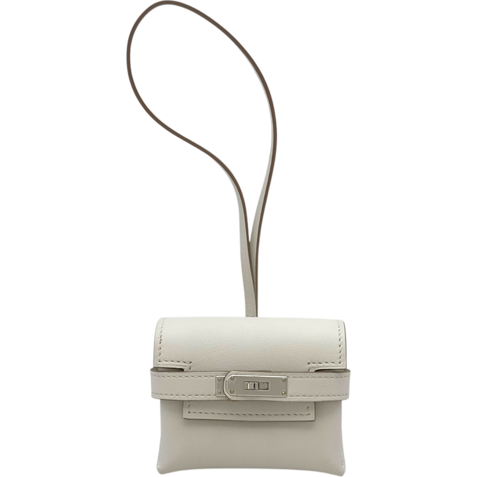 【6/1～ 最大限度30,000円OFF引き換え証！】エルメス HERMES ケリー祝い事 K目じるし 茸 しろがね色金具 スイフト レディース 引きつける【中古】