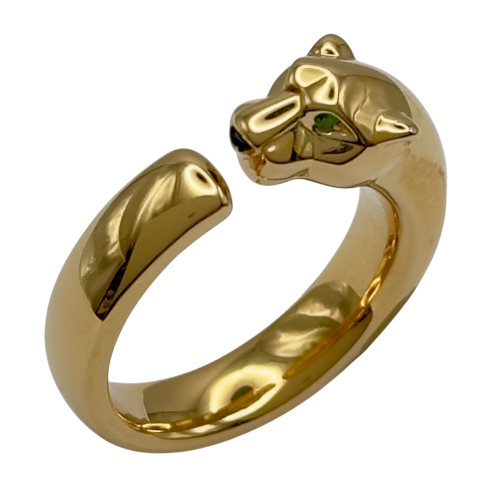カルティエ Cartier パンテールドゥカルティエリング ゴールド Au750 ジュエリー【中古】|OKURA(おお蔵)店